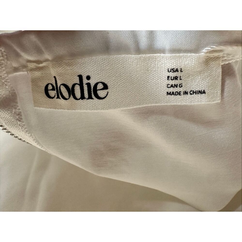 ๐ธ Revolve Elodie White Soft Cami Blouse Size Large New - Picture 3 of 3